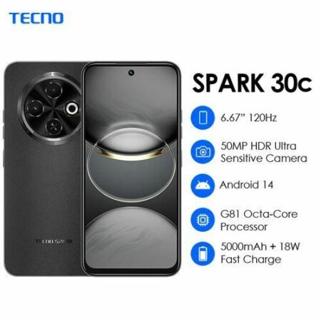 Tecno Spark 30C - 6.67" - ROM 128Go - RAM 8Go - Photo 50MP - 5000mAh- Dual SIM – Image 4
